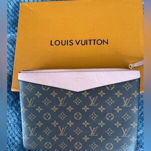 Louis Vuitton Daily Pouch with Light Pink Accent
